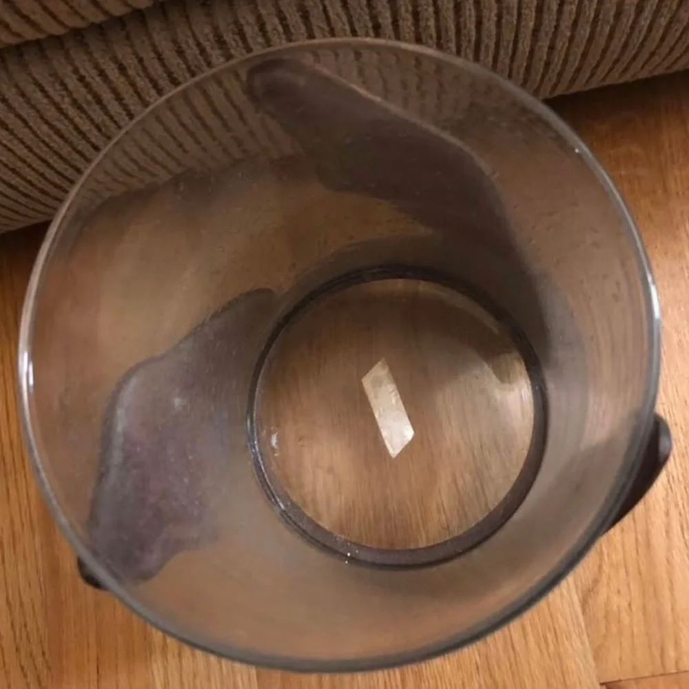 Glass and Metal PAT.P Yoshikawa Leaves vase